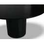 Nova ovaler Esstisch aus schwarz gebeizter Esche 215x100 cm