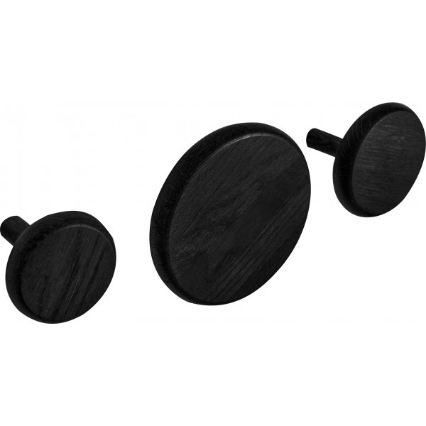 Mondo Kleiderhaken gro - Schwarz