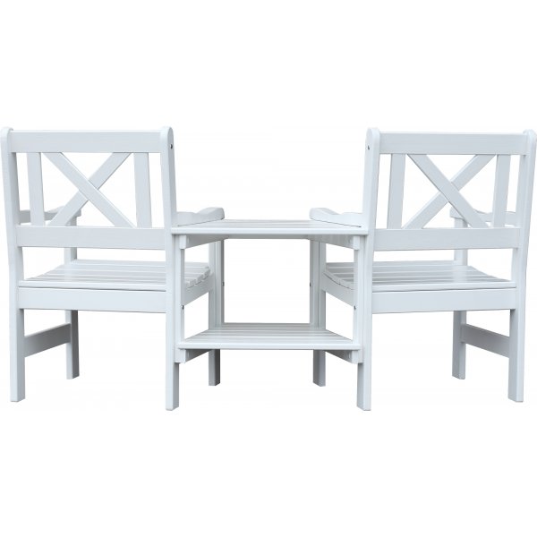 Europa Gartenmbel - Loveseat - Wei