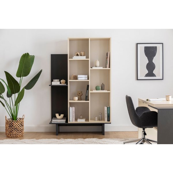 Frank B�cherregal - Beige/Anthrazit