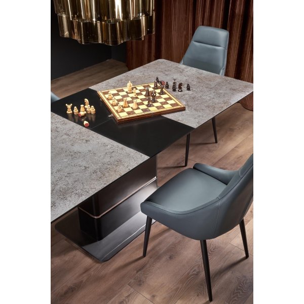 Martin Esstisch 160-200 x 90 cm - Dunkelgrau/Schwarz Martin Esstisch 160-200 x 90 cm - Dunkelgrau/Schwarz