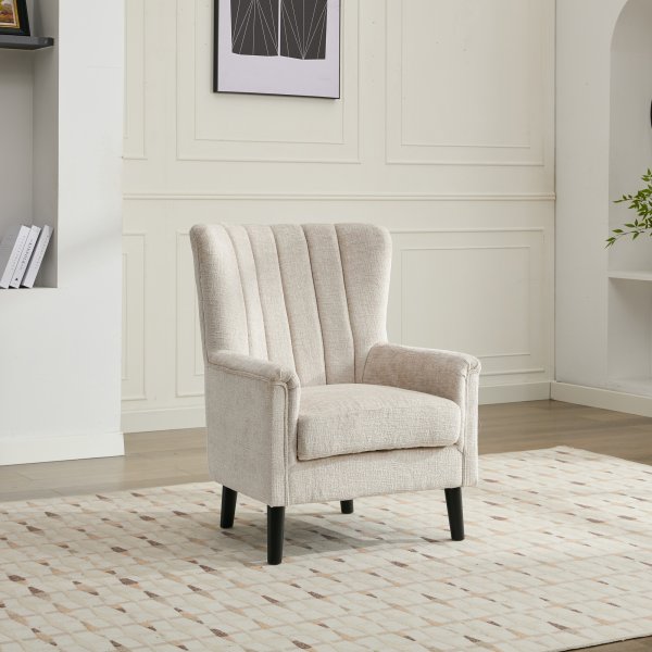 Linnea-Sessel - Creme Boucl