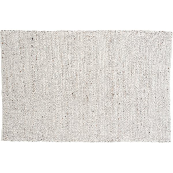 Pontus Wollteppich - Wei/Beige