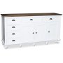 Victoria Sideboard - Wei/Braun gebeizt