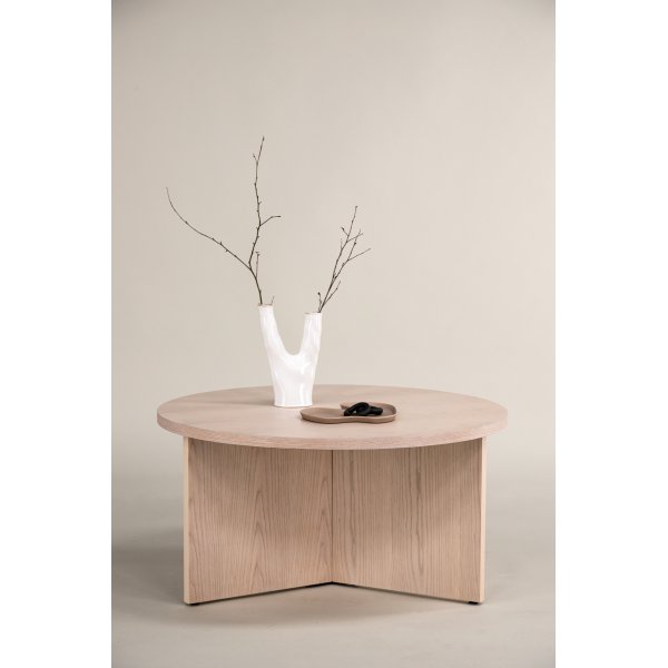 Melker Couchtisch 65 cm - Whitewash