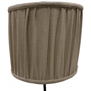 Belina Lampenschirm aus grobem Leinen - Beige