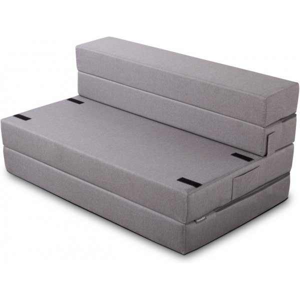 Melisa 2-Sitzer-Schlafsofa - Grau