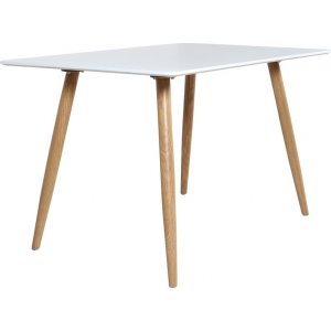 Paradis Esstisch 120x80 cm - Weiß/Eiche Paradis Esstisch 120x80 cm - Weiß/Eiche