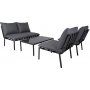 Online-Lounge-Gruppe - Grau