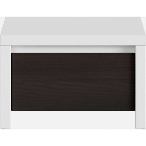 Kaspischer Nachttisch - Weiß/Wenge Kaspischer Nachttisch - Weiß/Wenge