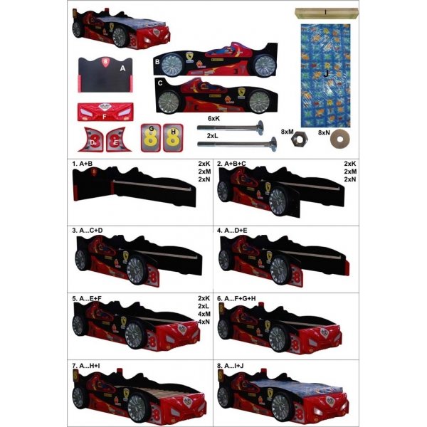 Vaper Kinderbett - 90x200 cm