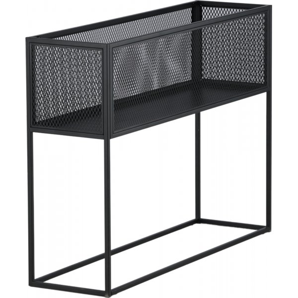 Teo-Reliefregal - Schwarz