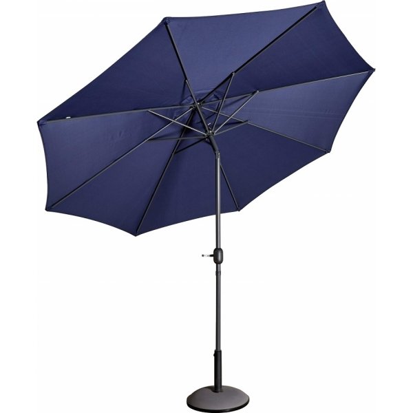 Sonnenschirm Cali D300 cm aus Aluminium - Blau