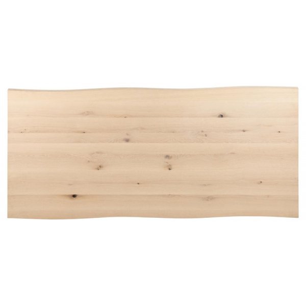 Malika Esstisch 220 x 100 cm - Weiß pigmentierte Wildeiche Malika Esstisch 220 x 100 cm - Weiß pigmentierte Wildeiche