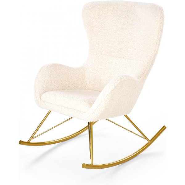 Doro Schaukelstuhl - Cremewei/Gold