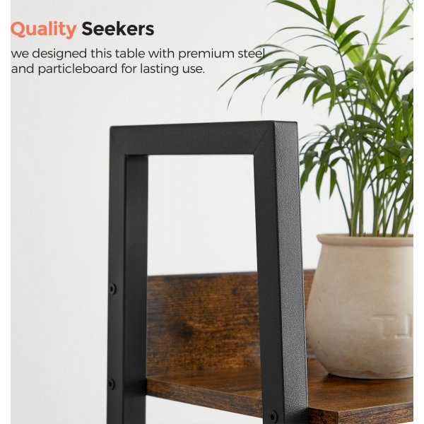 Sandro Stufenregal 170 cm - Braun/Schwarz