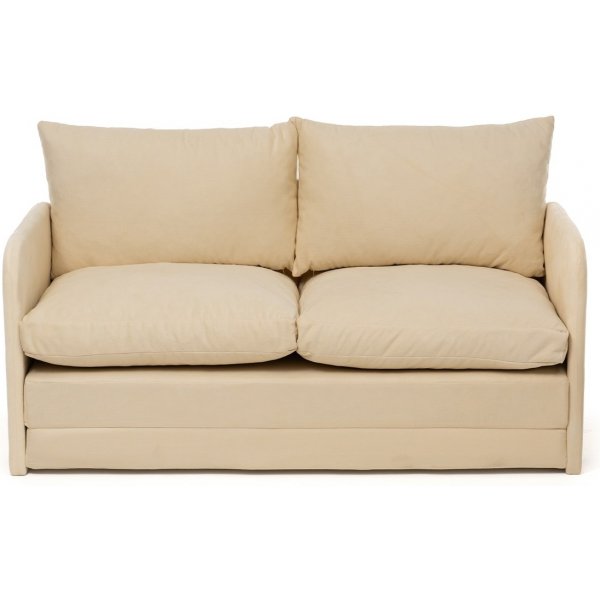 Saga 2-Sitzer-Schlafsofa - Creme