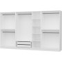 Capeto Kleiderschrank 315 cm, Variante A - Wei