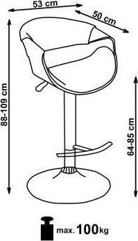 Pelican Barhocker 100 - Schwarz