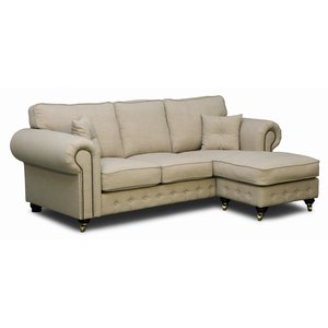 Chester York 3-Sitzer-Diwansofa - Jede Farbe und jeder Stoff