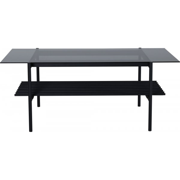 Adel Couchtisch 120 cm - Schwarz/Glas Adel Couchtisch 120 cm - Schwarz/Glas