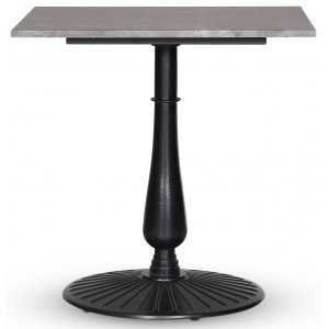 Mystery Table 75x75 cm - Basis Blatt schwarz/Betonimitat Mystery Table 75x75 cm - Basis Blatt schwarz/Betonimitat