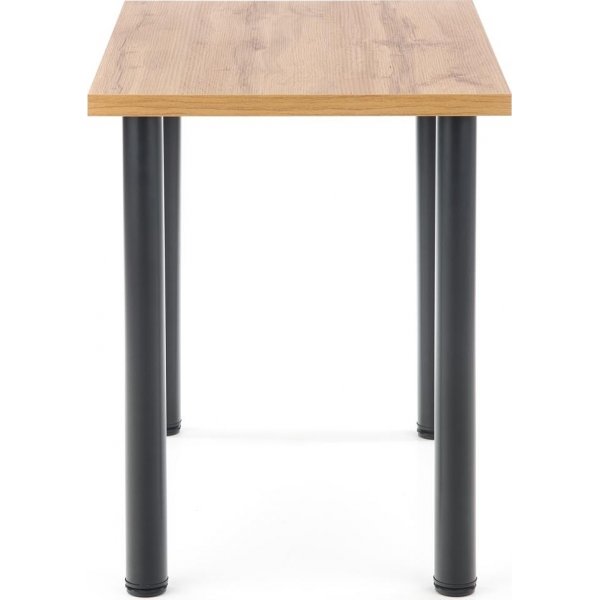 Buno Esstisch 90 cm - Wotan Eiche/schwarz