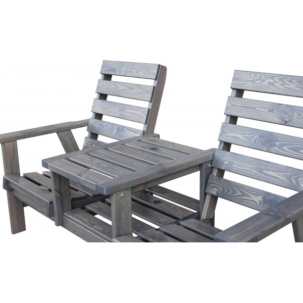 Kingdom Ausziehsofa - Grau