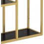 Seaford Wandregal 91 cm - Schwarz/Gold
