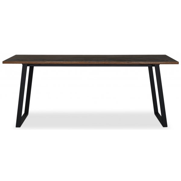 Esstisch Edge 190x90 - Fischgrte braun gebeizt