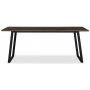 Esstisch Edge 190x90 - Fischgrte braun gebeizt
