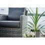 Torekov Outdoor-Gruppe mit Esstisch - Graues synthetisches Rattan