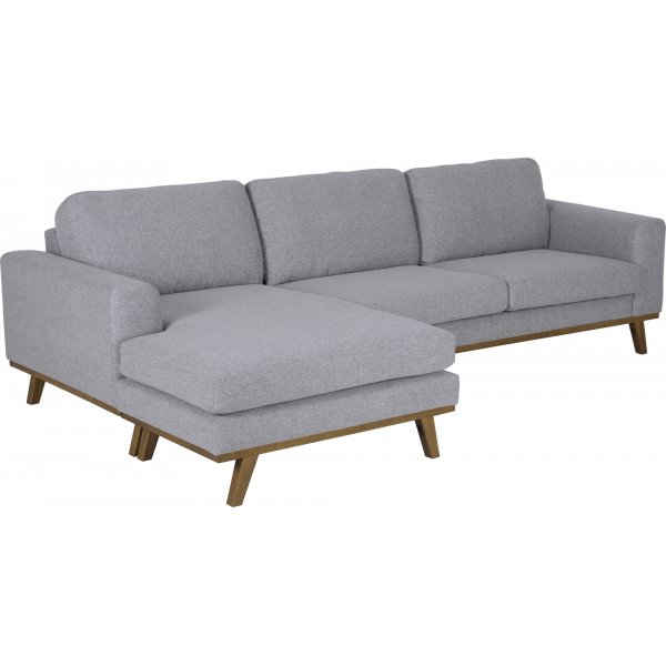 Sofa mit Wende-Diwan grau 283 cm Sofa mit Wende-Diwan grau 283 cm
