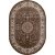 Dubai Medallion Wilton Teppich Champange - Oval 200 x 290 cm