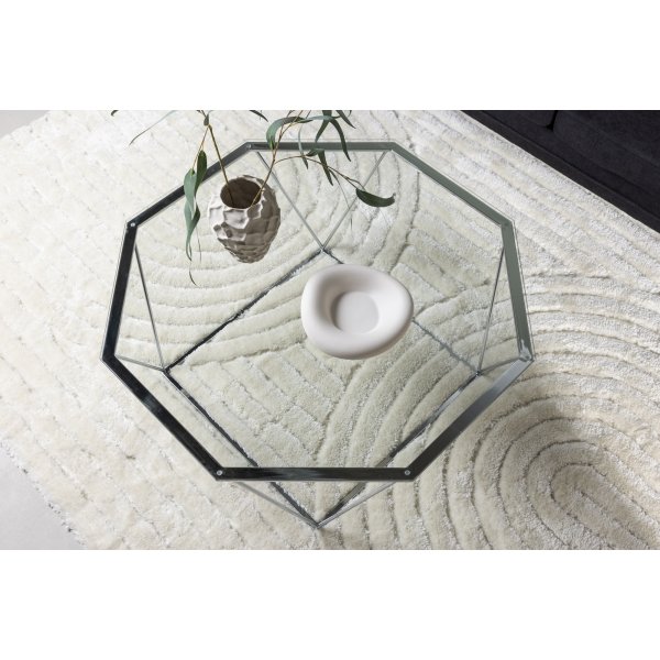 sterlen Couchtisch 100 x 100 cm - Silber