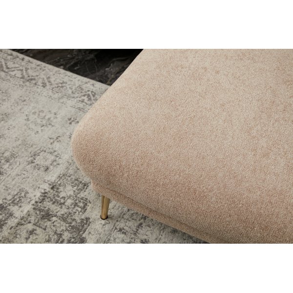 Simena Diwansofa links - Beige/Gold Simena Diwansofa links - Beige/Gold