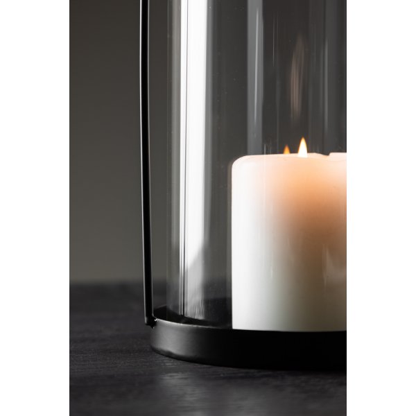 Flora Laterne Ø13 cm - Schwarz Flora Laterne Ø13 cm - Schwarz