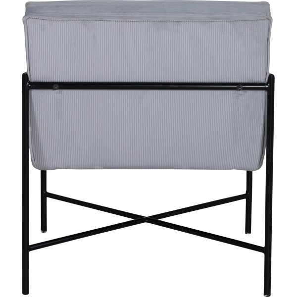 Sessel Tetra - Grauer Kordsamt Sessel Tetra - Grauer Kordsamt