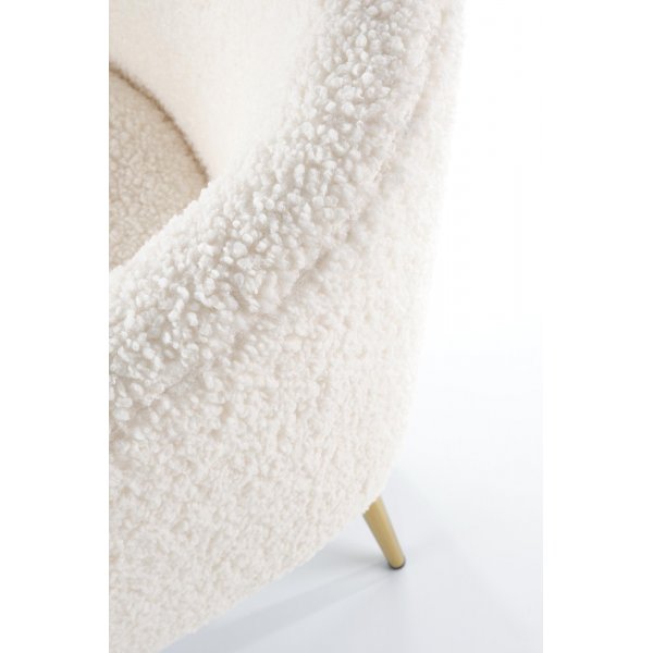 Bandera Sessel - Cremeweiß/Holz Bandera Sessel - Cremeweiß/Holz