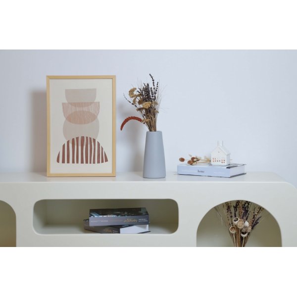 Konische Vase - Grau Konische Vase - Grau