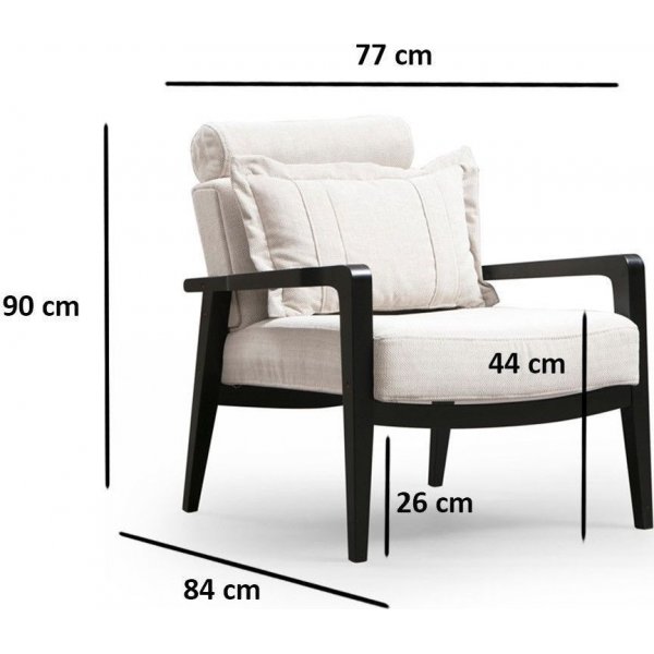 Apollo-Sessel - Creme Apollo-Sessel - Creme