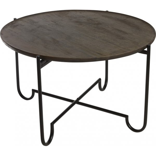 Hoxton runder brauner Couchtisch Ø80 cm