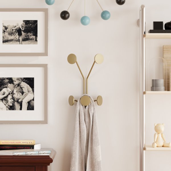 Giraffen-Kleiderbgel - Gold