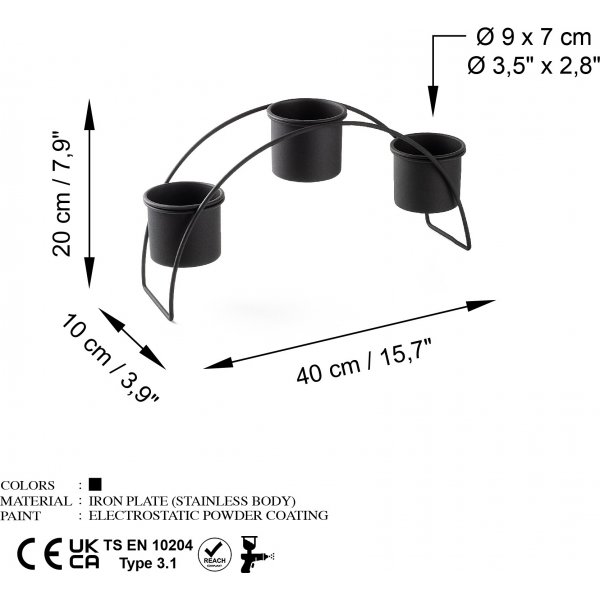Plato 12 Aufbewahrungstöpfe - Schwarz Plato 12 Aufbewahrungstöpfe - Schwarz