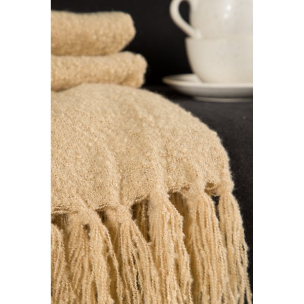 Steinplaid 130x170 cm - Sand