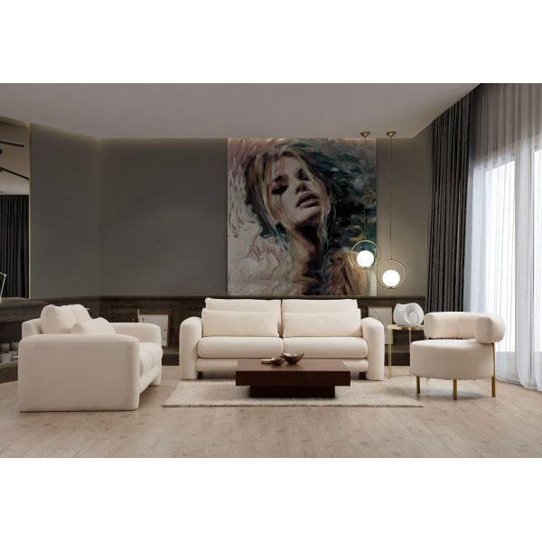 Suzy 2-Sitzer-Sofa - Creme Suzy 2-Sitzer-Sofa - Creme