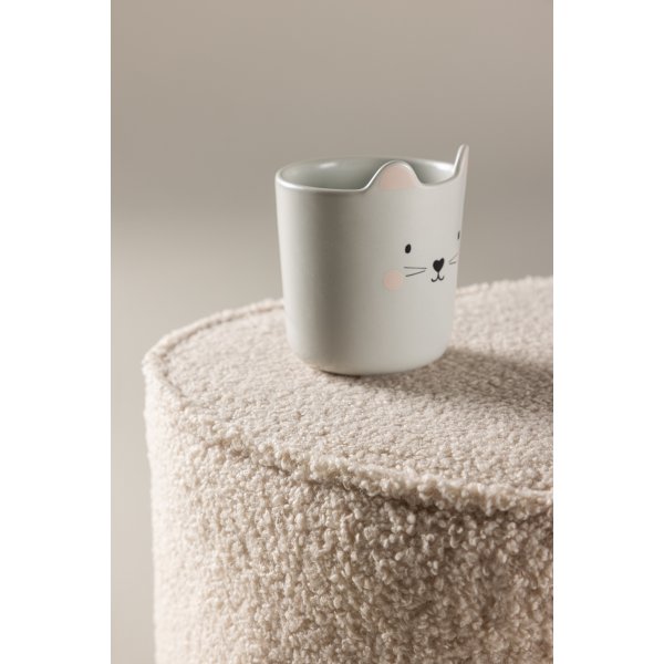 Herz-Pouf - Beige Teddy Herz-Pouf - Beige Teddy