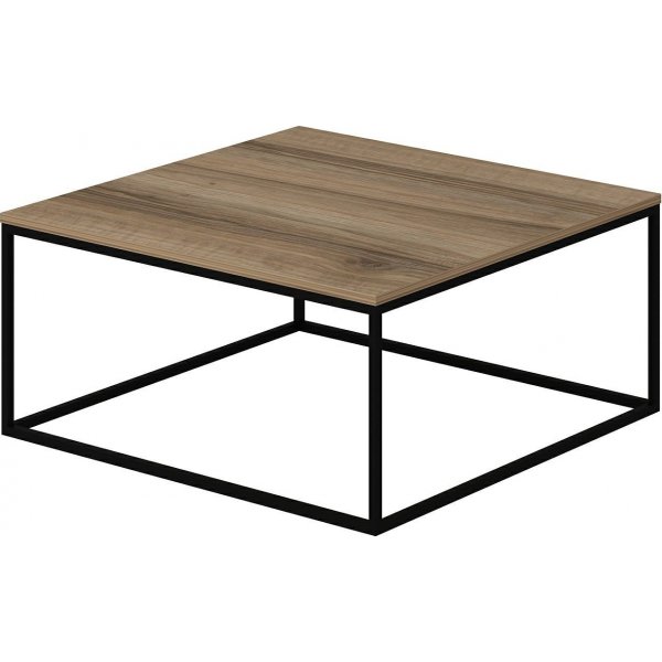 Loni Couchtisch 90 x 90 cm - Dunkelbraun