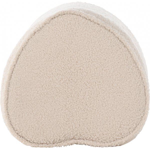 Herz-Pouf - Beige Teddy Herz-Pouf - Beige Teddy