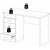 Function Plus Schreibtisch 110 x 48,5 x 76 cm - Schwarze Box